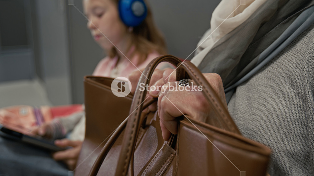 Tilt up closeup shot of nervous senior woman talking anxiously while waiting for doctors appointment in clinic and clutching handbag, copy space