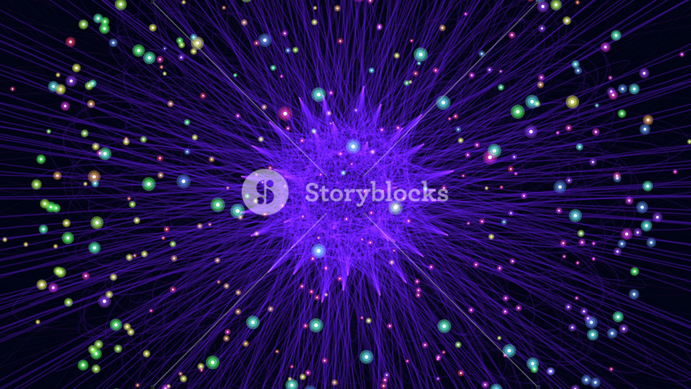 A vibrant and enchanting depiction of a starry night sky, showcasing an array of colorful stars arranged in a captivating circular formation, accentuating the celestial beauty of the cosmos