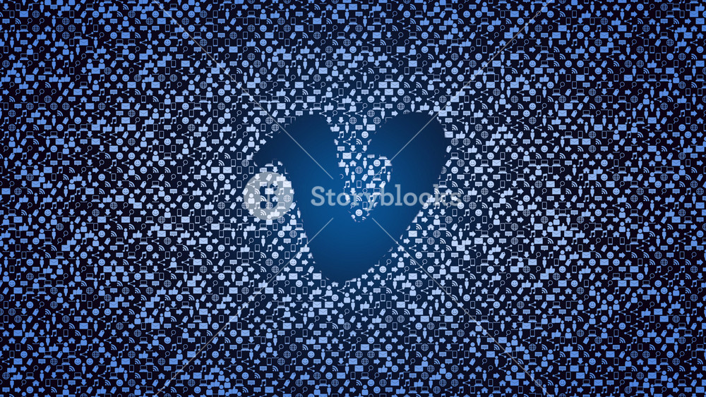 Moscow, Russia - December 9, 2019: Motion icons animation of Vimeo social network on simple background. Elegant and luxury dynamic style for business, corporate and social templat