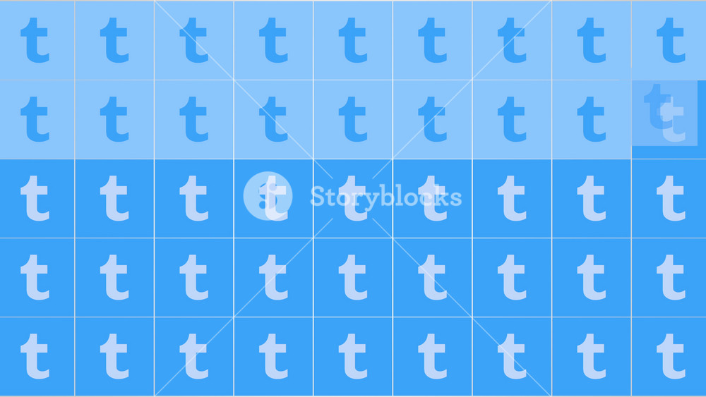 New York, USA - January 1, 2023: Social Tumblr icons pattern on network background, abstract social, business and corporate style background