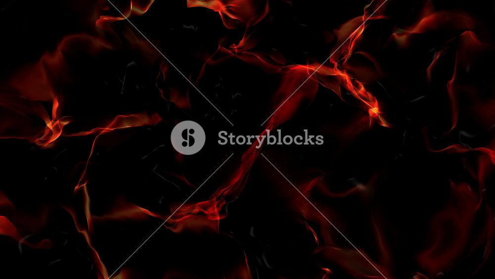 A close-up view of a vivid orange and yellow flame, surrounded by billowing black smoke. The highly detailed image captures the realistic intensity and mesmerizing dance of the fiery blaze