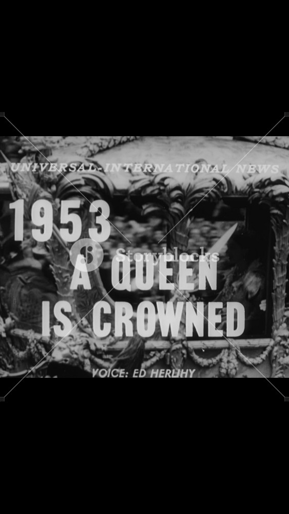 1953 - Queen Elizabeth II's coronation is overseen by archbishops of the Church of England in Westminster Abbey of London, England.