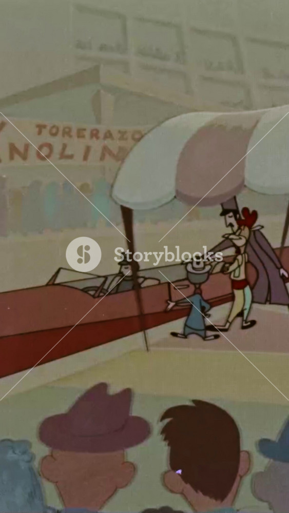 1962 - In this animated film, a famous bullfighting rooster receives the star treatment when he arrives at a stadium while his donkey friend is mistreated.