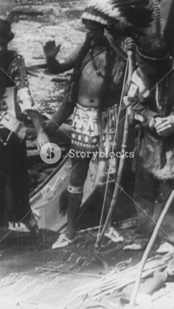 1920s - Carl Laemmle's silent epic "Hiawatha" is filmed in New Jersey, and actor Charles Bickford is attacked by a lion on the set of a Hollywood movie (narrated in 1962).