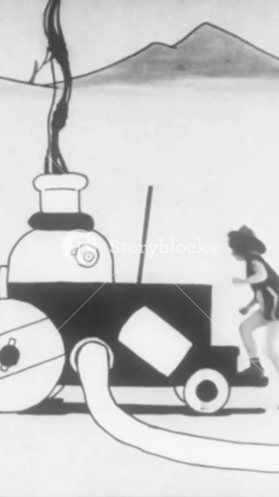 1926 - In this animated film, feline firefighters use a bucket brigade to put out a burning building, with help from a live-action little girl.