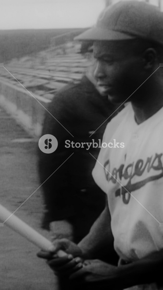 1962 - Some of Jackie Robinson and Bob Feller's greatest moments are highlighted as they are admitted to the National Baseball Hall of Fame.