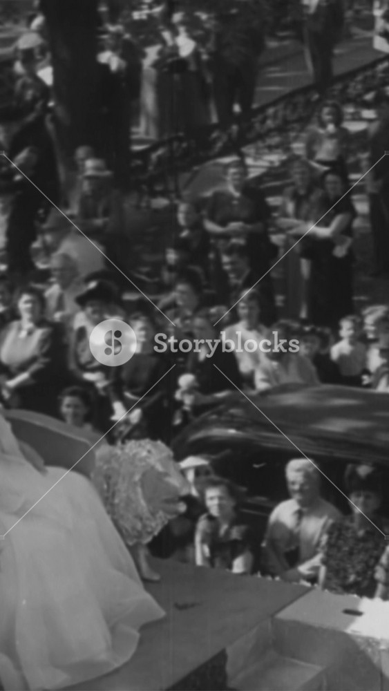 1950 - Miss America winner Yolande Betbeze is celebrated in her hometown of Mobile, Alabama with a parade during the day and a fireworks display at night.