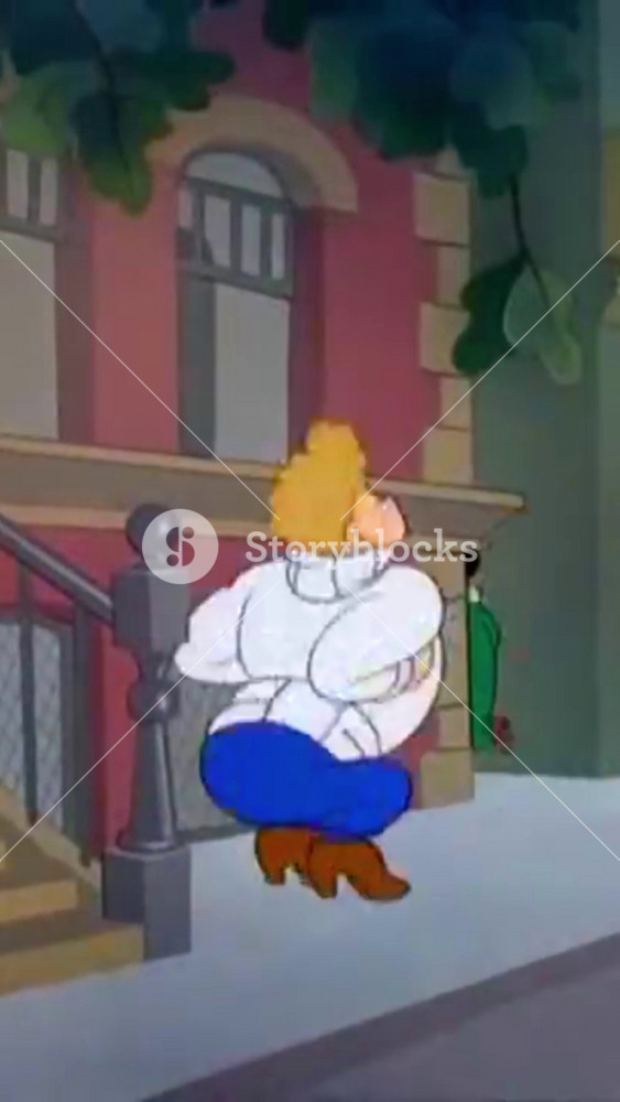 1942 - In this animated film, three men run all over town to find the best hiding spot for hide-and-go-seek, which a villain realizes means their girlfriend is unprotected.