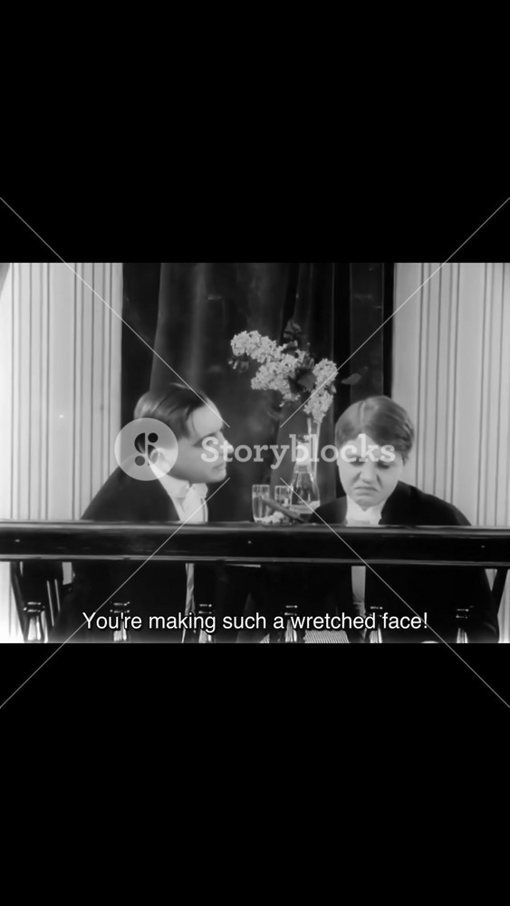 GERMANY - 1918, in this comedy, a man lights a cigar and gives a woman in men's clothes one as well. Disliking the strong cigar, she soon feels ill.