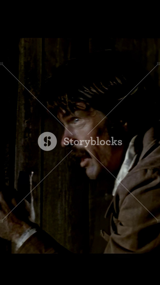 US - 1975 - in this horror film, a man fights off several satanic cult members in an abandoned house and then escapes, running off into the night.