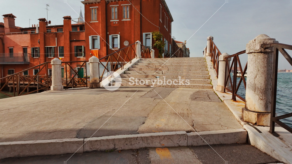 VENICE, Italy, 9 NOVEMBER 2024 -The beautiful canals of the Giudecca island in Venice, Italy. Venice is an archipelago of 126 islands linked by 472 bridges