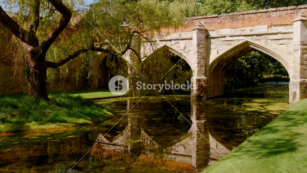 LONDON, United Kingdom, circa 2022 - Establishing shot of Eltham Palace in London, England, UK, a former royal residence, to which an Art Deco extension, dating to 1305