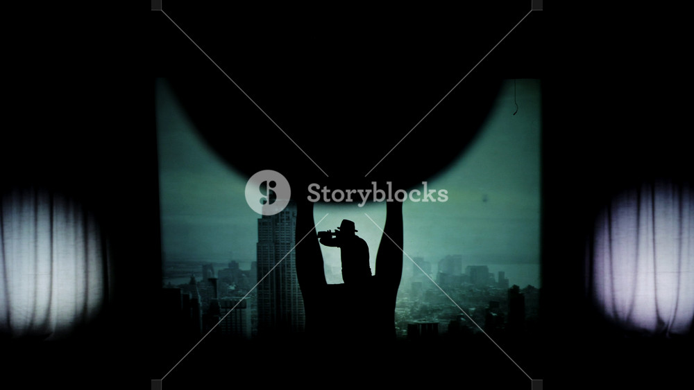 Kyiv, Ukraine - October 22: View of the Big Night City Buildings. Tourist Photographer Flies on a Hot Air Balloon and Taking a Photo