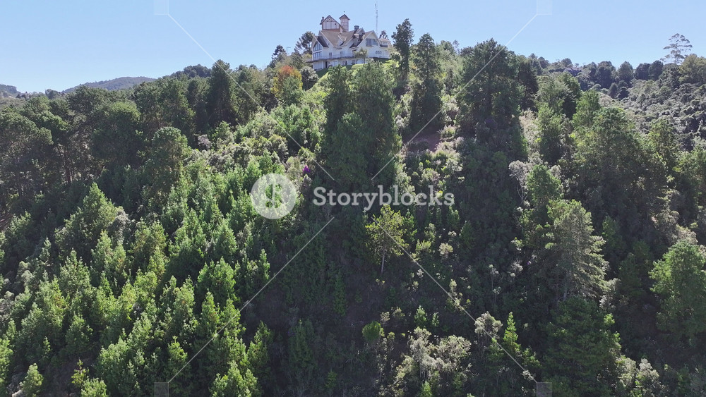 Campos Do Jordao Skyline In Sao Paulo Brazil. Winter Landscape. Mantiqueira Mountain. Brazilian Switzerland Scenery. Campos Do Jordao Skyline In Sao Paulo Brazil. Travel Destination.
