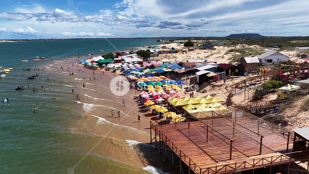 Casa Nova, Bahia, Brazil - 8.12.2026 - Beach Village At Casa Nova In Bahia Brazil Northeastern. Sunny Day Casa Nova Brazil. Nature Scenery. Old Chico Dunes.