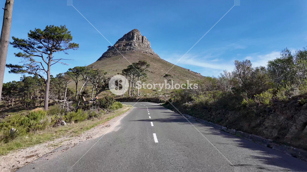 Cape Town Skyline In Cape Town Western Cape South Africa. Urban Life Landscape Of Freeway Road Connecting City Streets. Coast Horizon Seaside Summertime. Outdoor Seaside Tropical Environment.