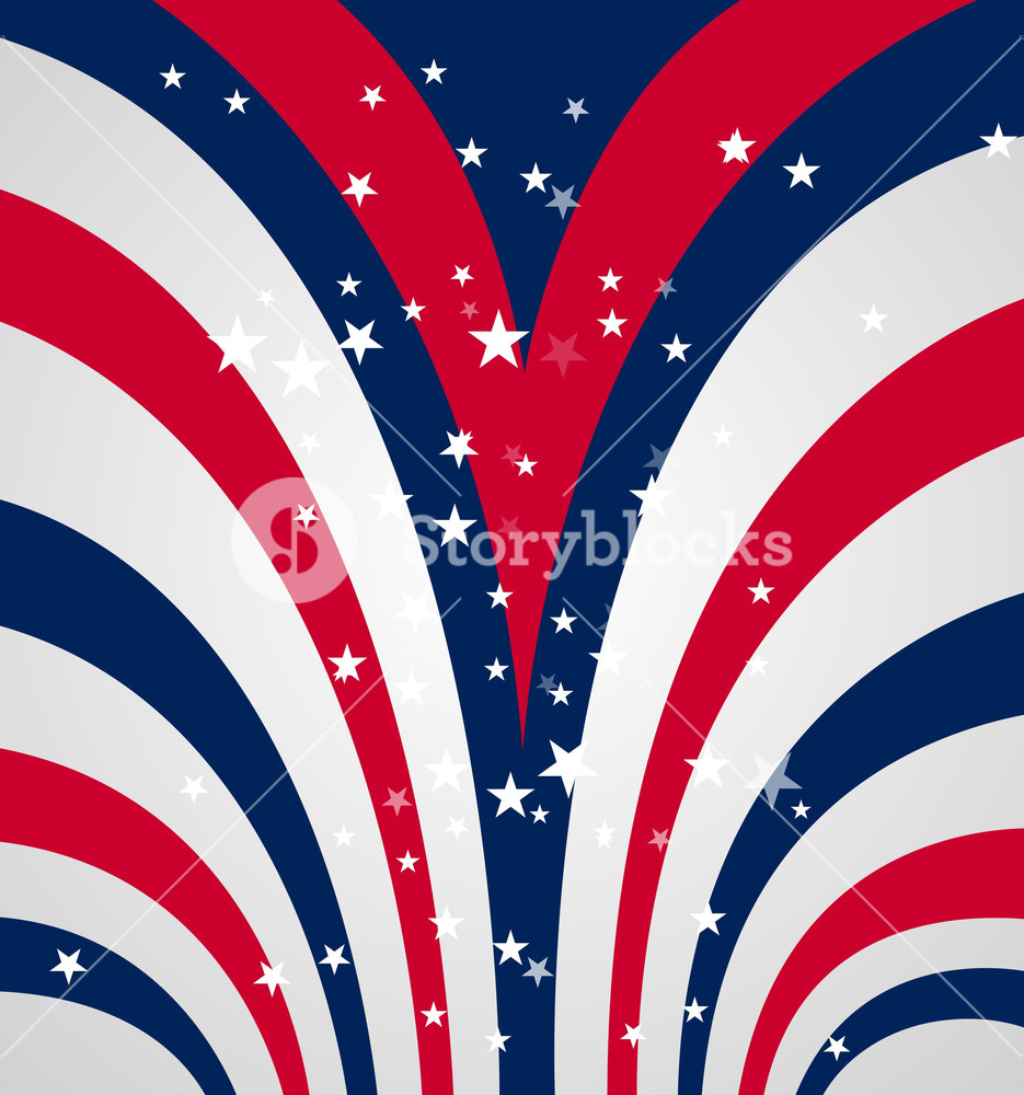4th Of July Abstract Background Royalty-Free Stock Vector SBI-300243493 ...