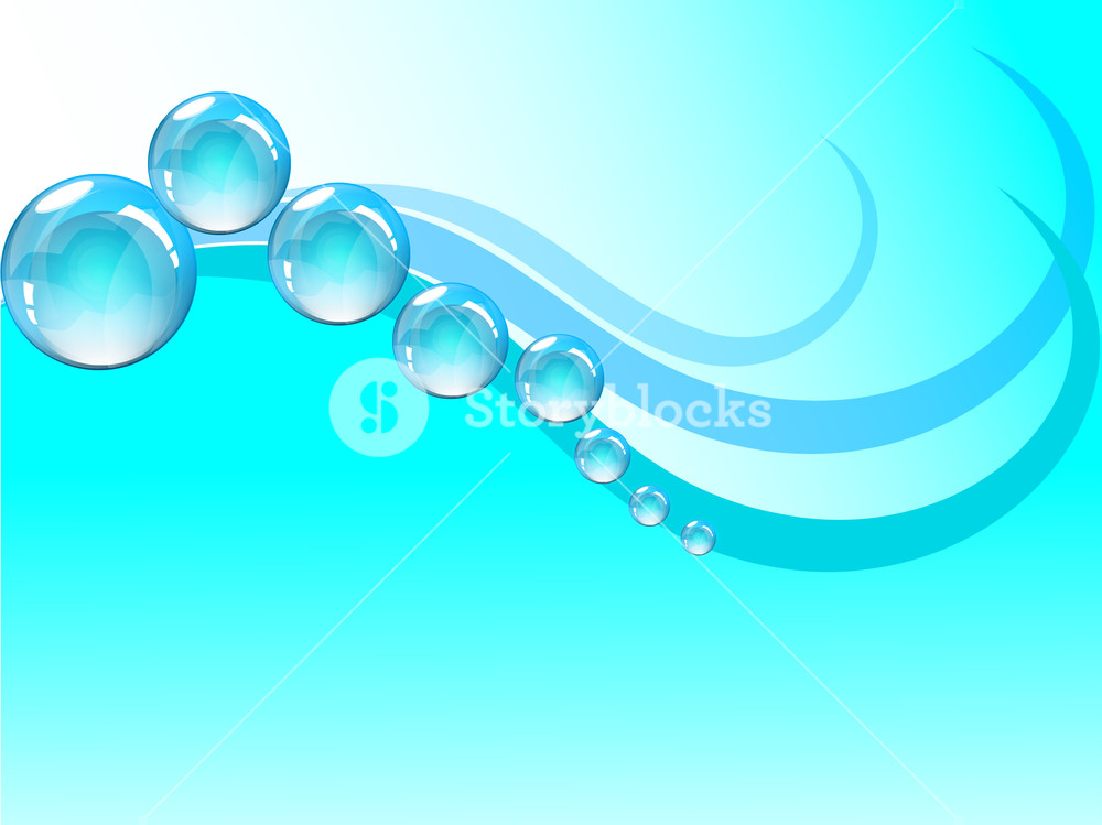Abstract Background With Water Waves And Sun Light. Royalty-Free Stock ...