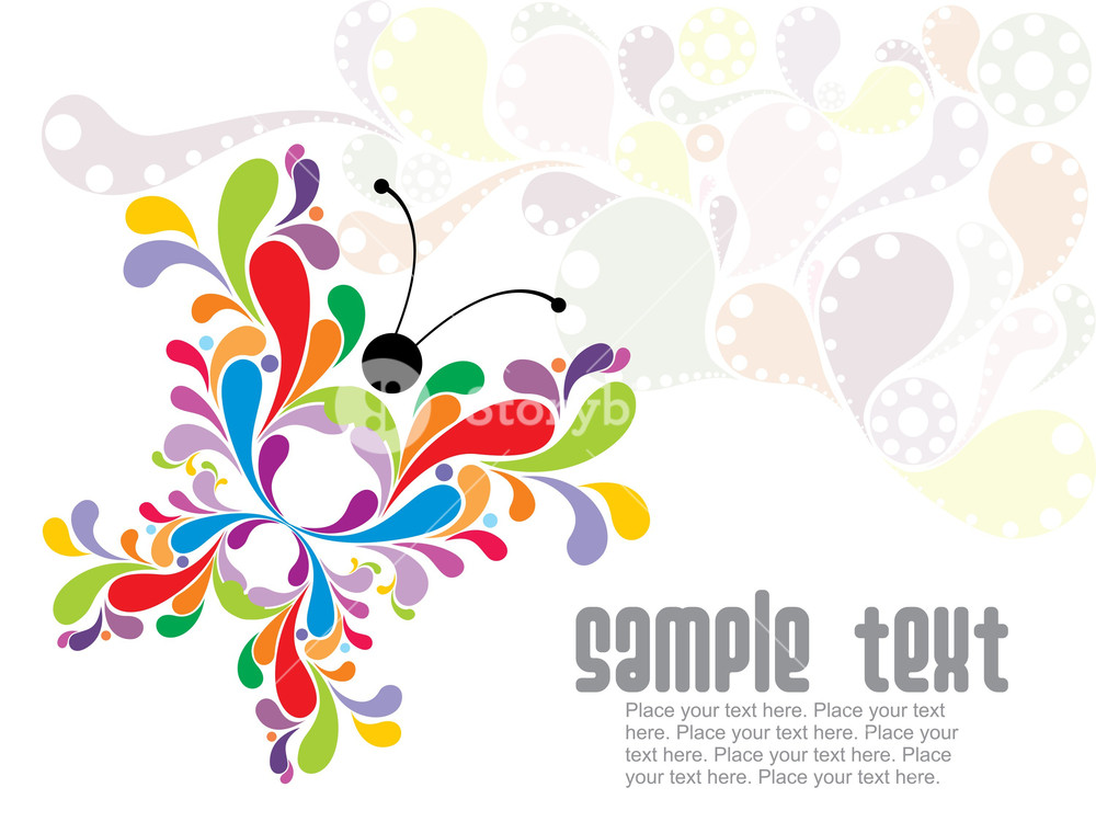 Abstract Colorful Butterfly Background Royalty-Free Stock Vector SBI ...