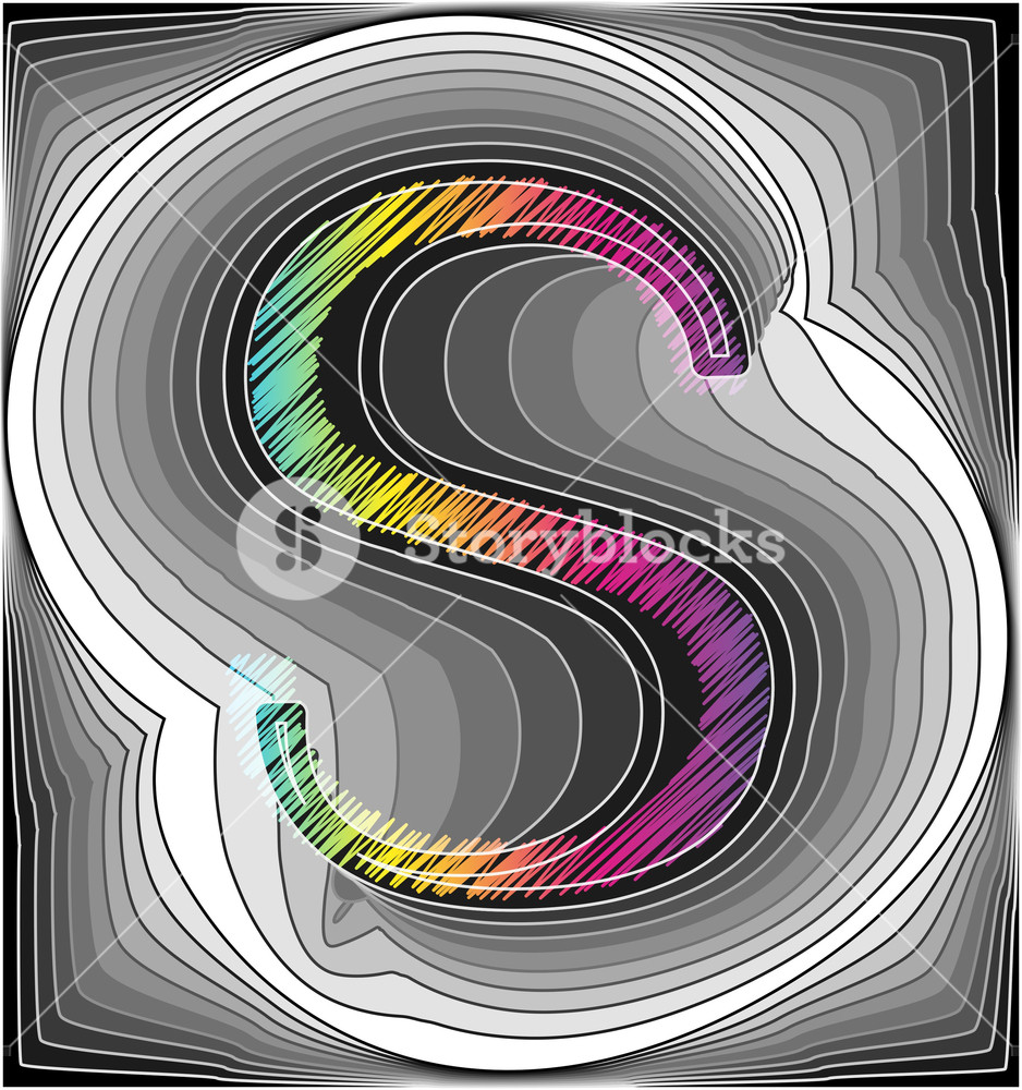 Abstract Font. Vector Illustration Royalty-Free Stock Vector SBI ...