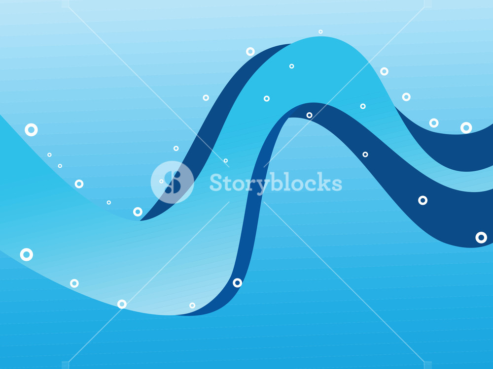Abstract Water Vector Background With Bubbles Of Air Royalty-Free Stock ...
