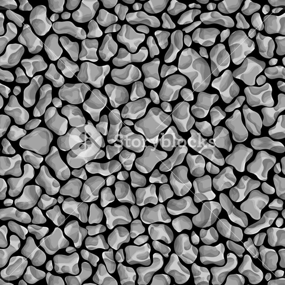 Artistic Vector Seamless Pattern Of Stones Royalty-Free Stock Vector ...
