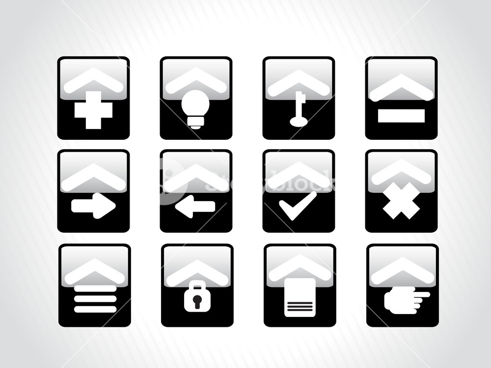 Black Icons For Multiple Use Royalty-Free Stock Vector SBI-300354225 ...