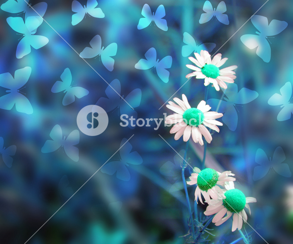 Blue Abstract Spring Background Royalty-Free Stock Illustration SBI ...