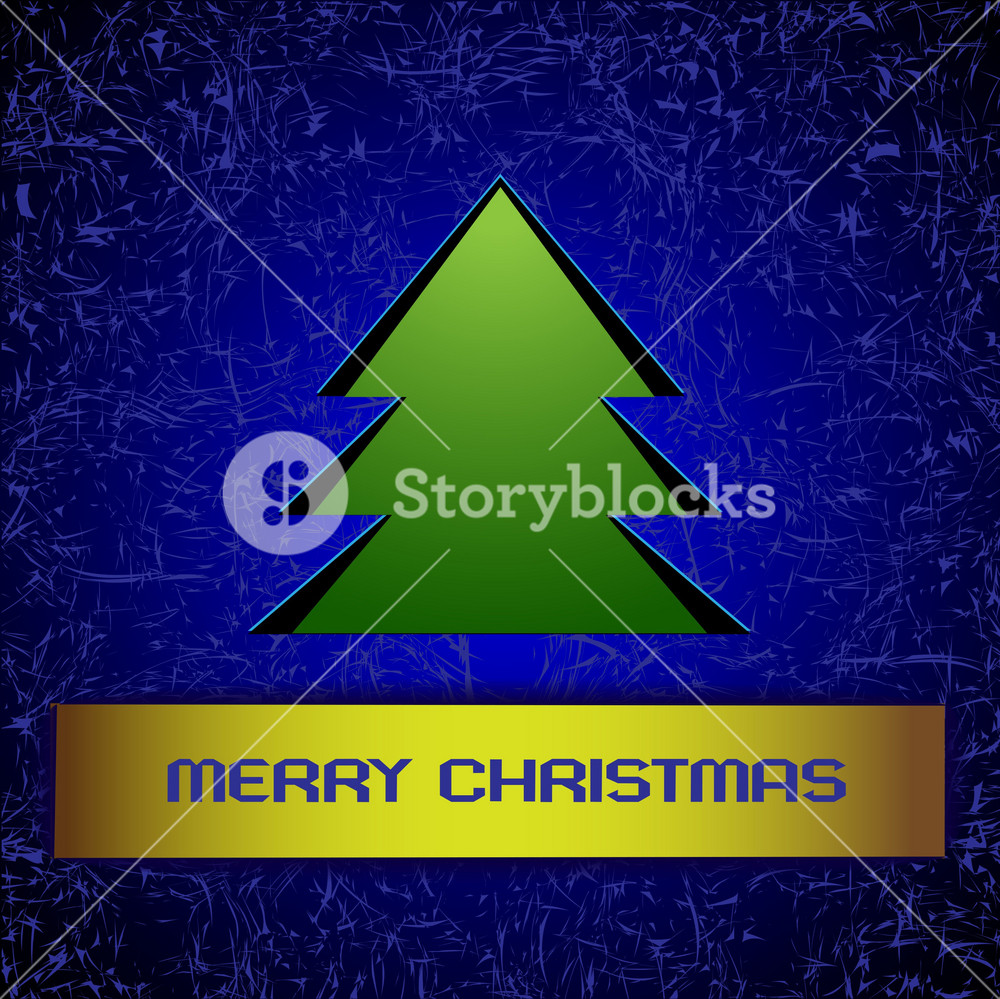 Blue Christmas Greeting Card Royalty-Free Stock Vector SBI-300140369 ...