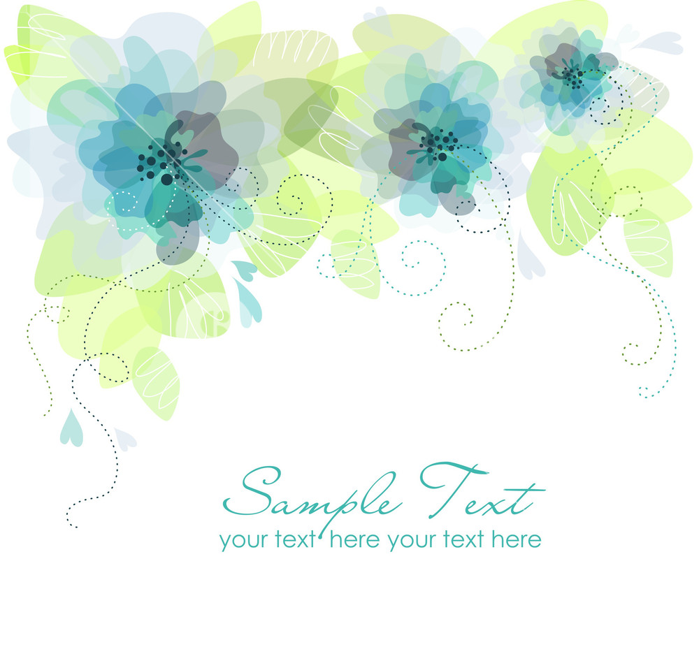 Blue Flower Background Royalty-Free Stock Vector SBI-300303815 ...