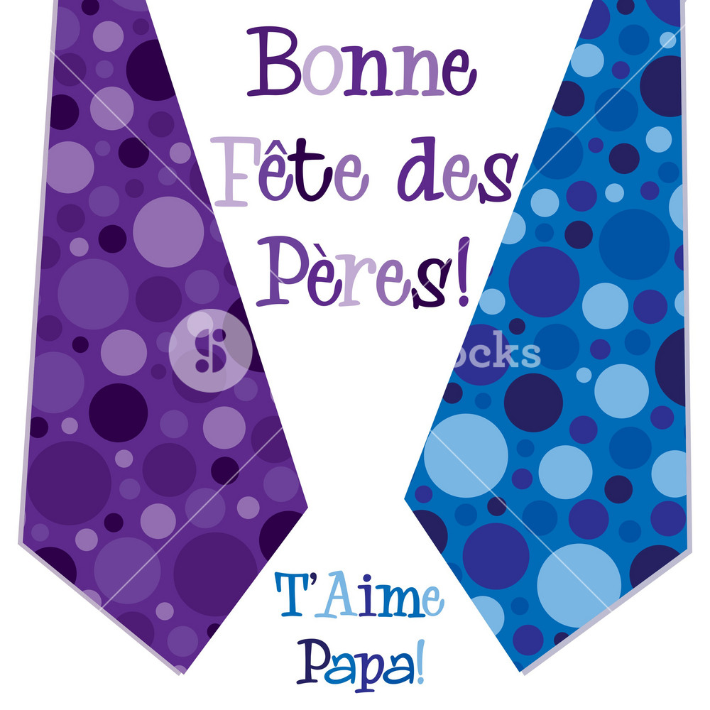 Bright Bubble Tie Happy Father's Day Neck Tie Card In Vector Format ...
