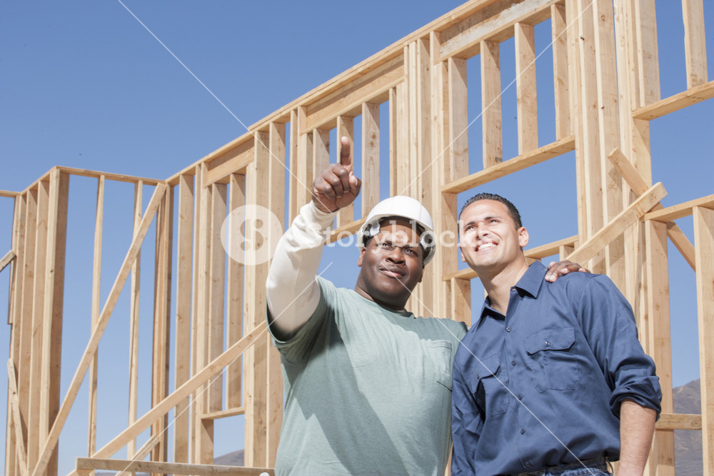 Builder constructing a home Royalty-Free Stock Photo SBI-301036243 ...