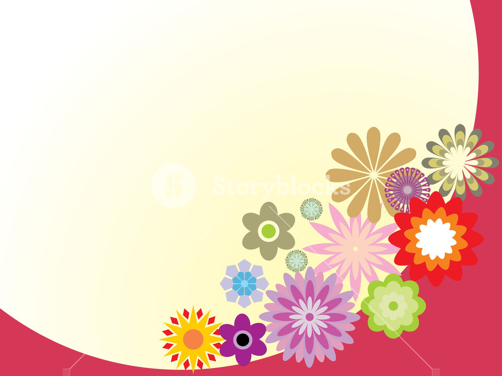 Colorful Bloom With Background Royalty-Free Stock Vector SBI-300351111 ...
