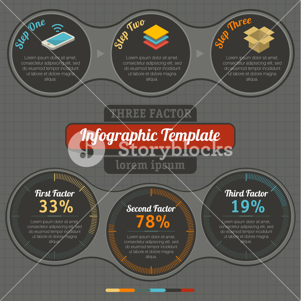 Detail Infographics Set. Technical And Information Indicators. Vector ...