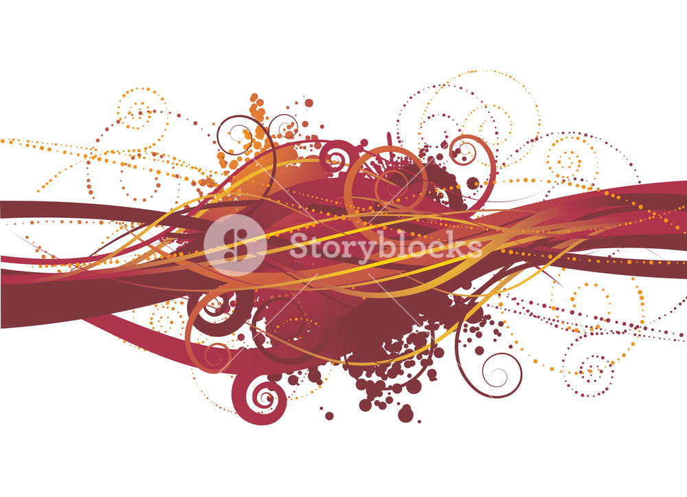 Floral Expression. Vector Background. Royalty-Free Stock Vector SBI ...