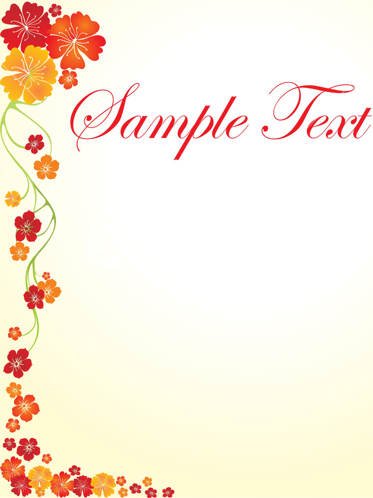Background Less Sample Text Floral Sample Text Background Series Design23 Royalty-Free Stock Vector ...