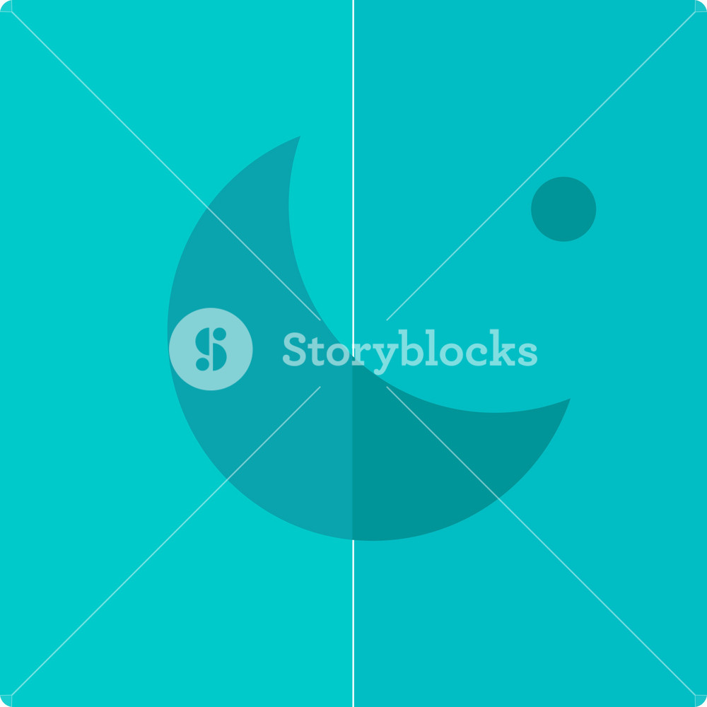 Funky Moon Button Icon Royalty-Free Stock Vector SBI-300136125 ...