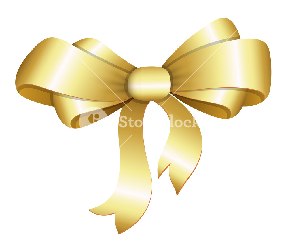 Golden Bow Vector Illustration Royalty-Free Stock Vector SBI-300551912 ...
