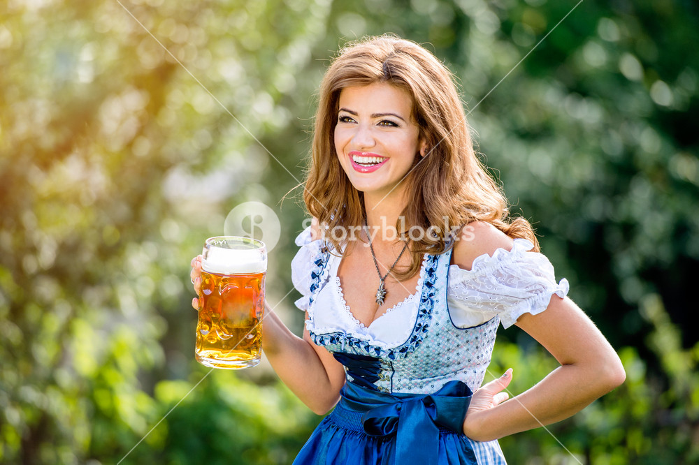 chinese dress ladies Bavaria Trachten Women's German Dirndl Dress Black Red S main image 1