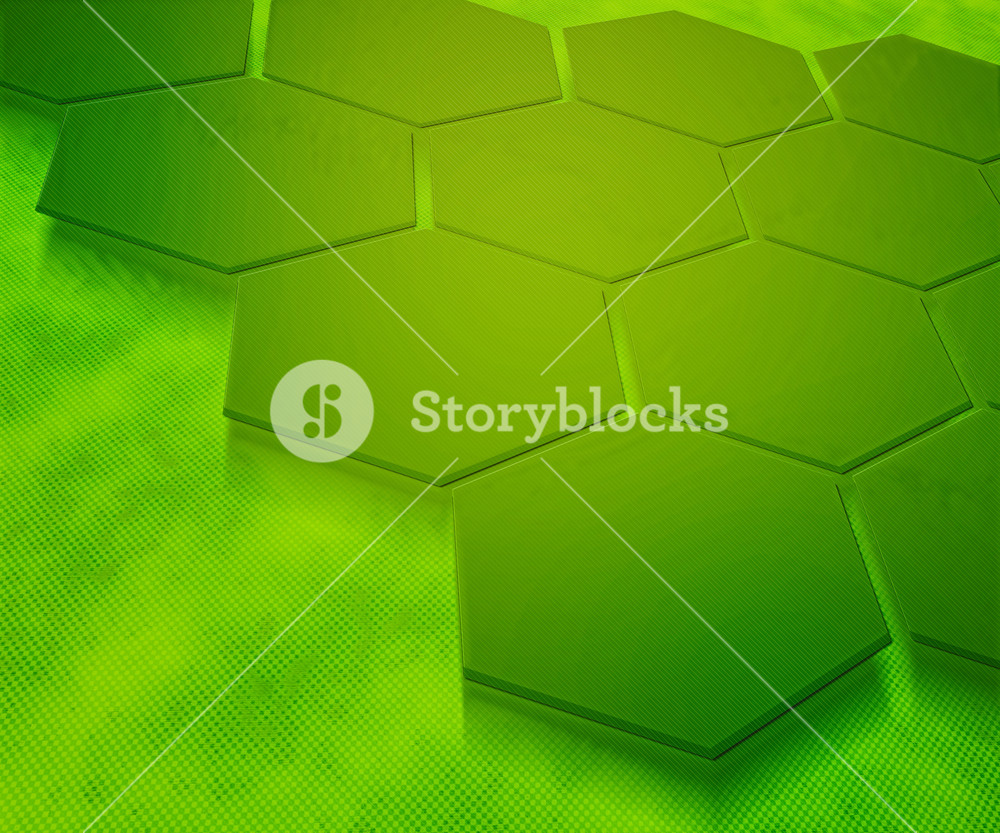 Green Hexagons Abstract Background Royalty-Free Stock Illustration SBI ...