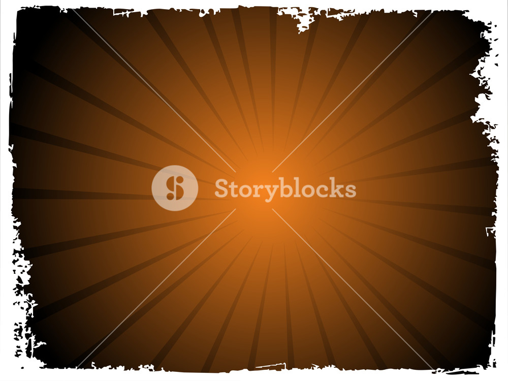 Sun Rays Frame Image Grunge Frame Of Sunrays Royalty-Free Stock Vector SBI-300476274 ...