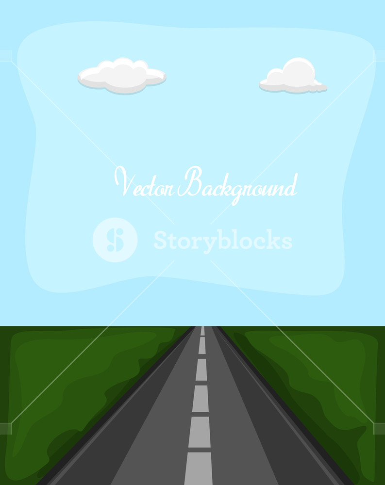 Highway Road Background Royalty-Free Stock Vector SBI-300375867 ...