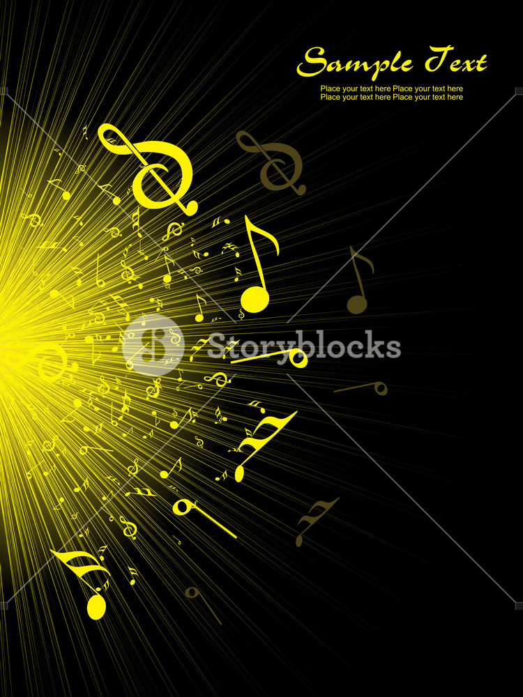 Illustration Of Musical Background Royalty-Free Stock Vector SBI ...