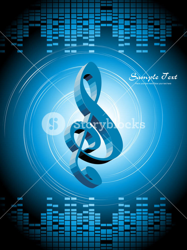 Basic Musical Background Illustration Of Musical Background Royalty-Free Stock Vector SBI ...