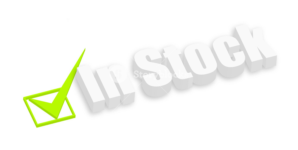 In Stock Text In Stock 3d Text Royalty-Free Stock Vector SBI-300378070 - Storyblocks