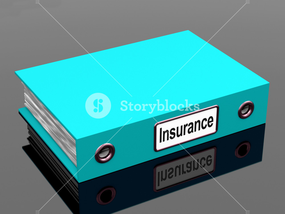 Insurance File Programe Insurance Policy Coverage File For Policies Royalty-Free Stock ...