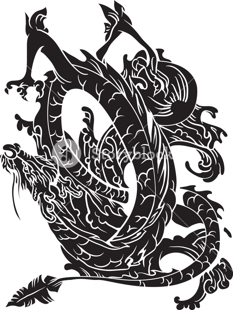 Japanese Vector Dragon Royalty-Free Stock Vector SBI-300110943 ...