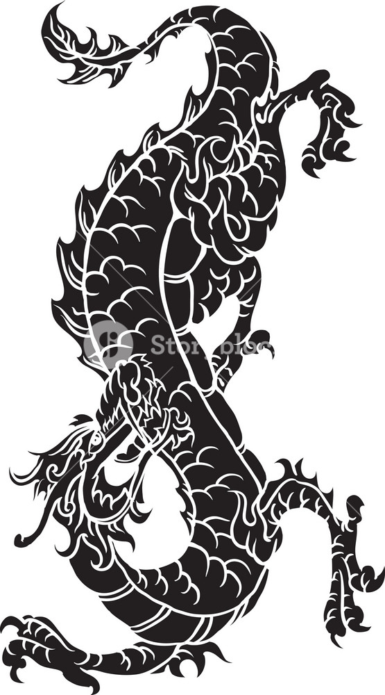 Japanese Vector Dragon Royalty-Free Stock Vector SBI-300111268 ...