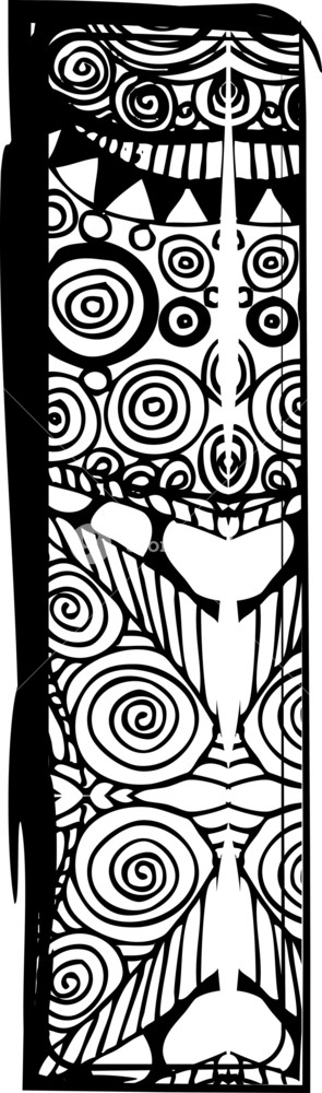 Letter L With Abstract Drawing. Vector Illustration Royalty-Free Stock ...