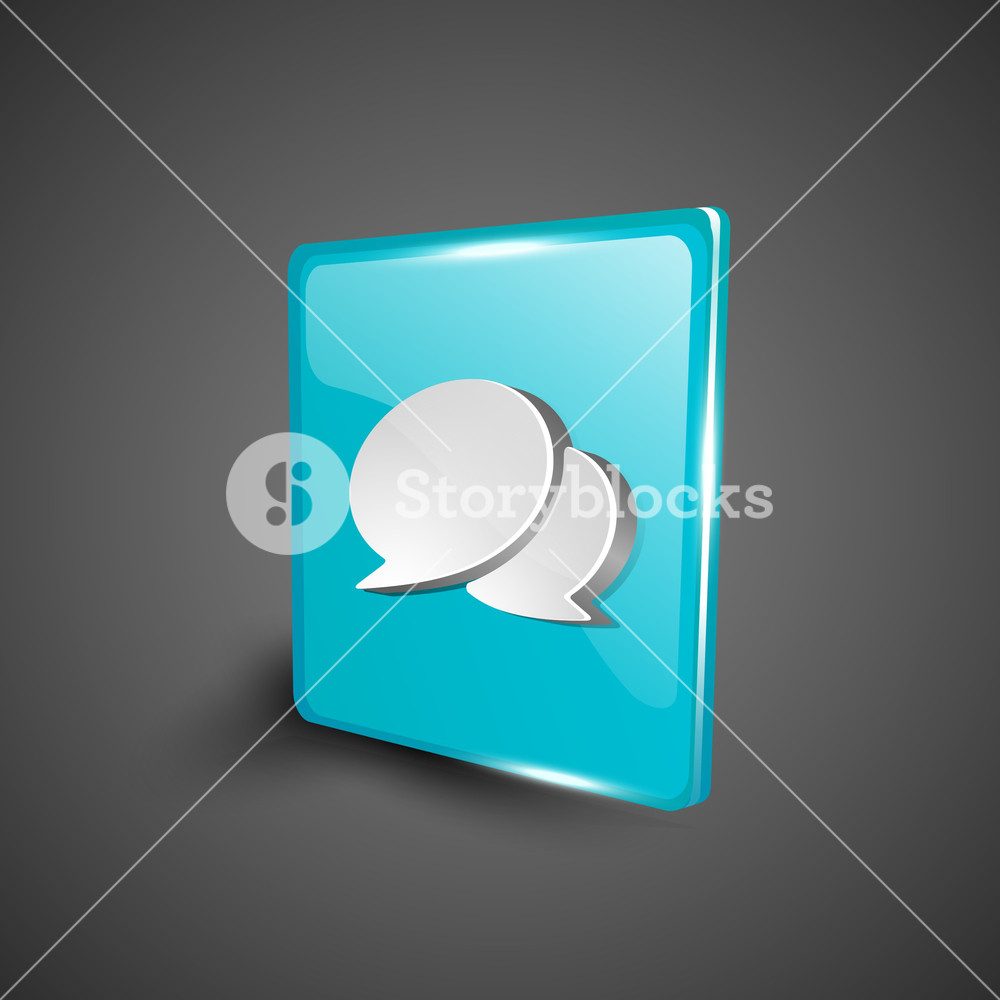 Messenger Symbol Icon Set. Royalty-Free Stock Vector SBI-300207467 ...